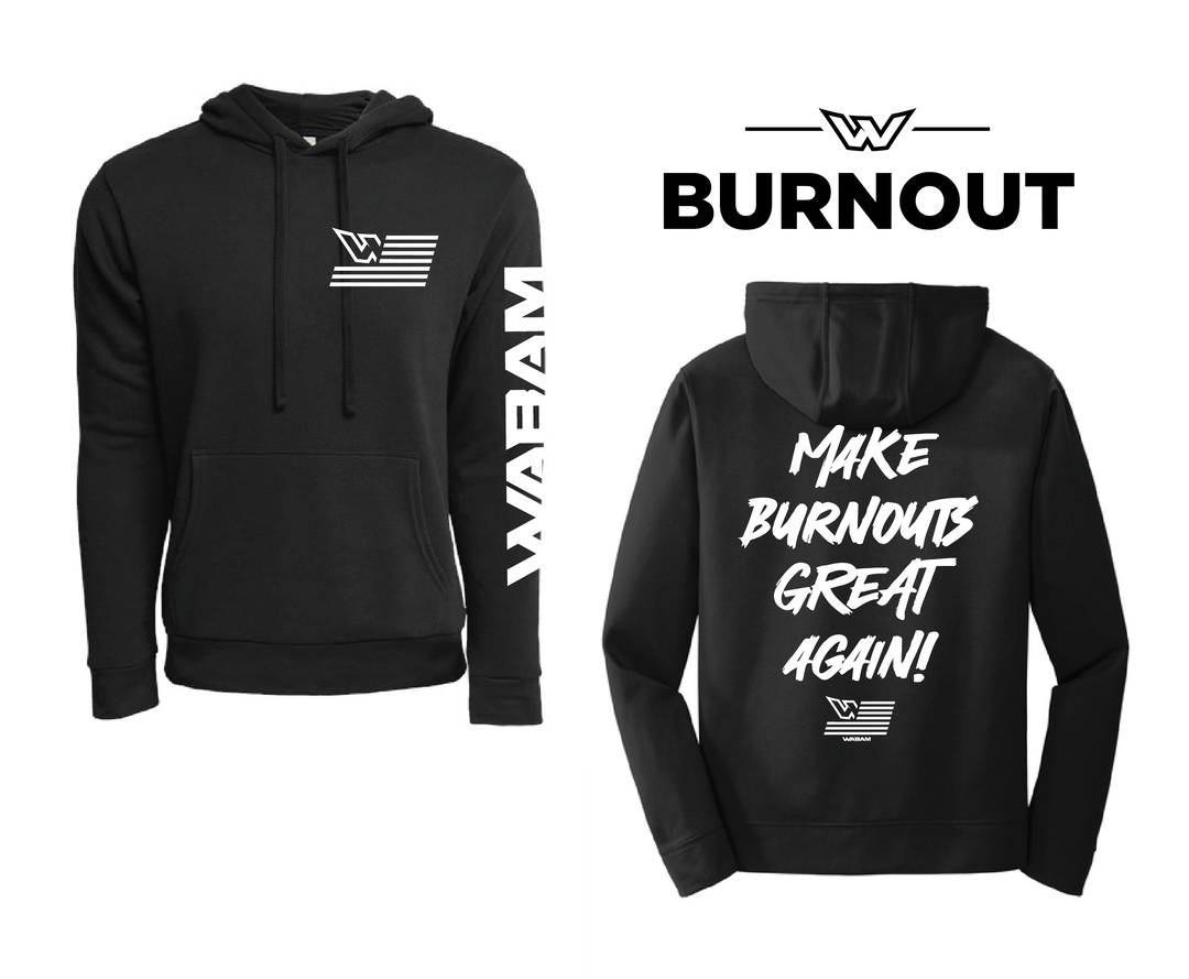 BURNOUT - BLACK HOODIE