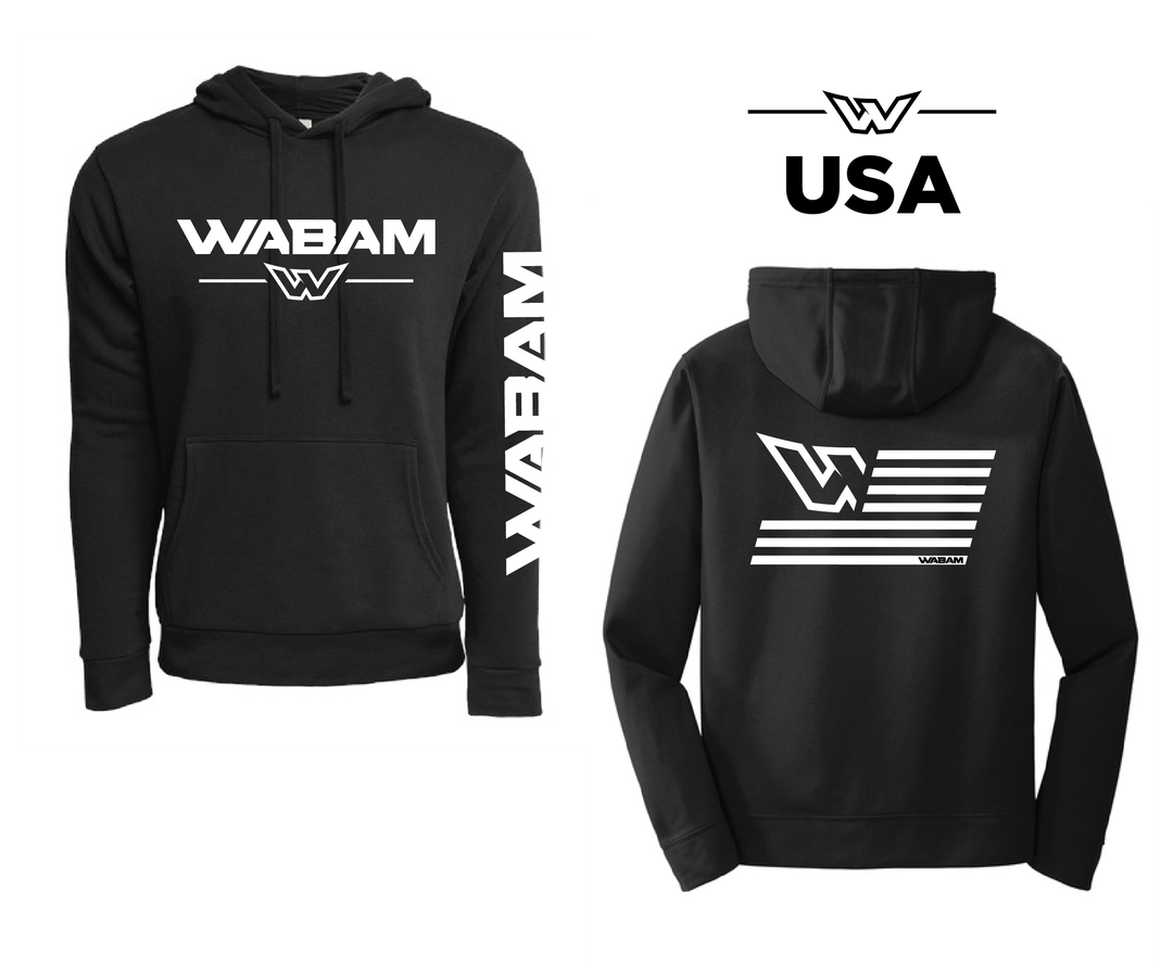 USA - BLACK HOODIE